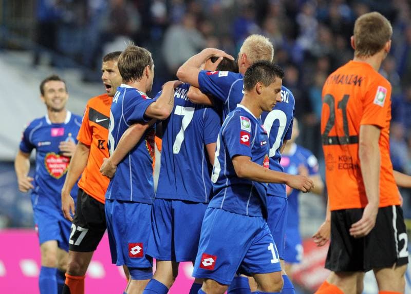 Football. T-Mobile Ekstraklasa. Ruch Chorzow - Zaglebie Lubin. 09.09.2011