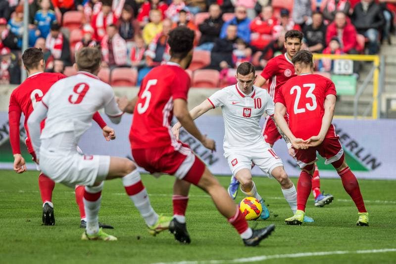 Football. eMME. Poland - Hungary. 29.03.2022