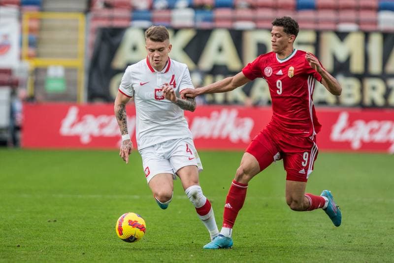 Football. eMME. Poland - Hungary. 29.03.2022
