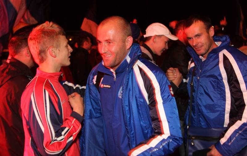 Football. Ruch Chorzow. Press Conference. 21.10.2011
