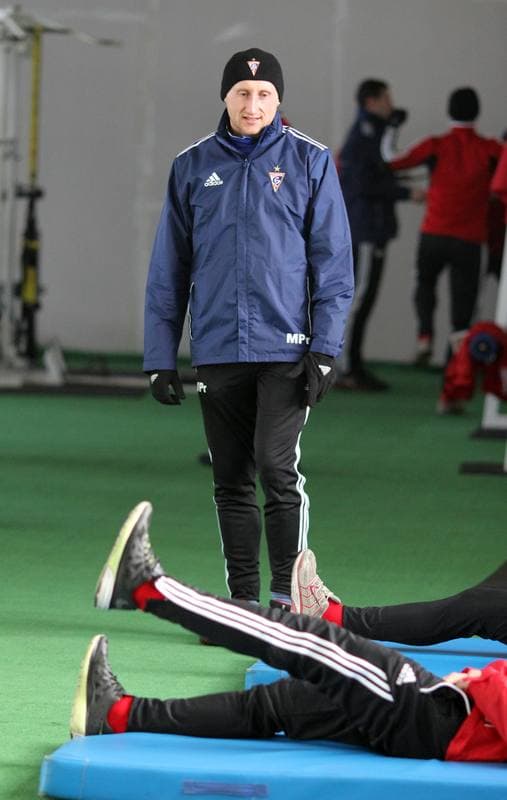 Football. Gornik Zabrze. Training. 11.01.2013