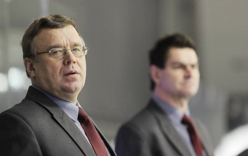 Ice Hockey. Poland national team. Press Conference. 07.02.2013