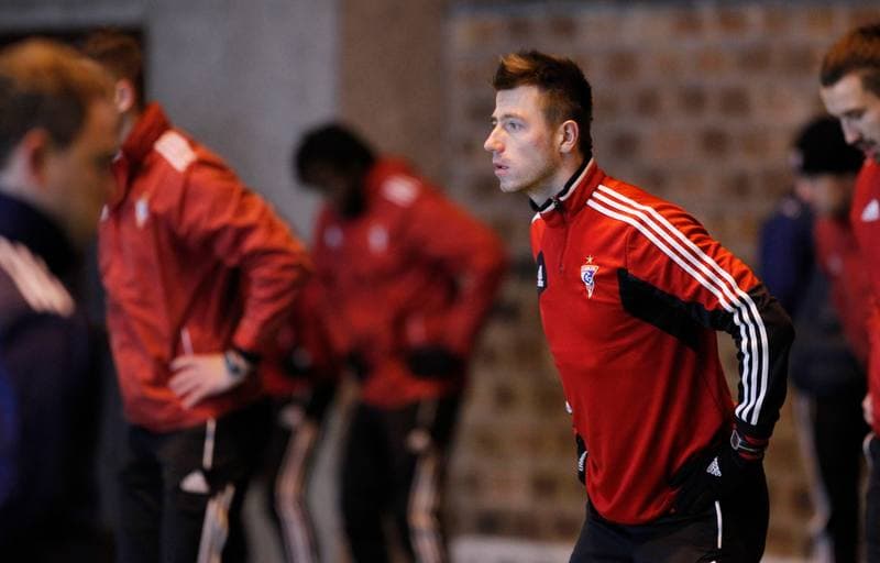 Football. Gornik Zabrze. Training. 07.01.2015