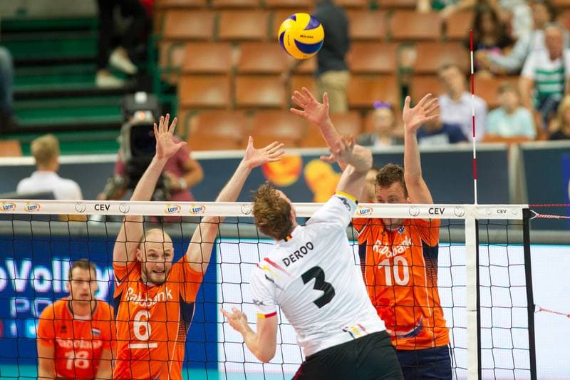 Volleyball. CEV EuroVolley. Netherlands - Belgium. 28.08.2017