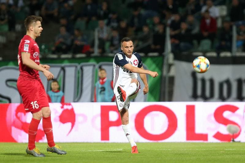 Football. Lotto Ekstraklasa. Zaglebie Sosnowiec - Wisla Krakow. 25.04.2019