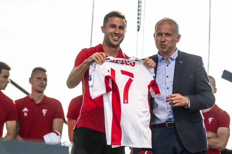 Football. Gornik Zabrze. Team Presentation. 20.07.2019