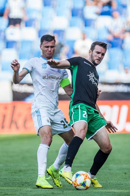 Football. Europa League. Slovan Bratislava - KF Feronikeli. 24.07.2019
