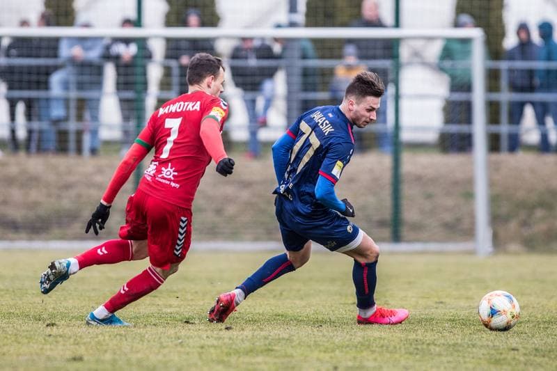 Football. Sparing. Zaglebie Sosnowiec - Odra Opole. 22.02.2020