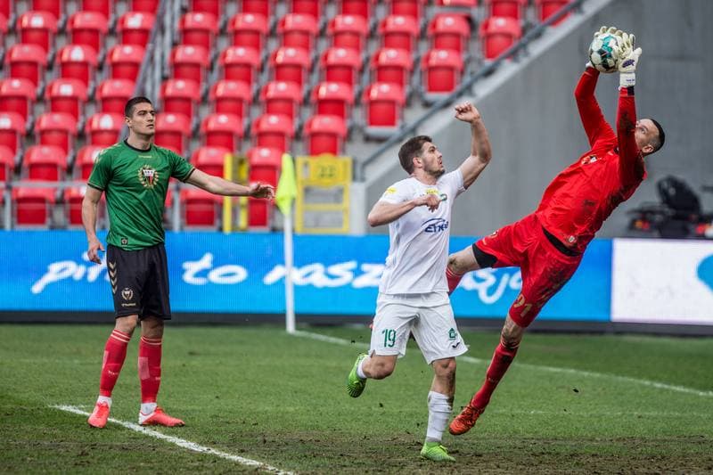 Football. Fortuna I Liga. GKS Tychy - Radomiak Radom. 20.04.2021