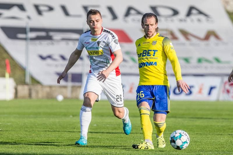 Football. Fortuna I Liga. Zaglebie Sosnowiec - Arka Gdynia. 28.04.2021