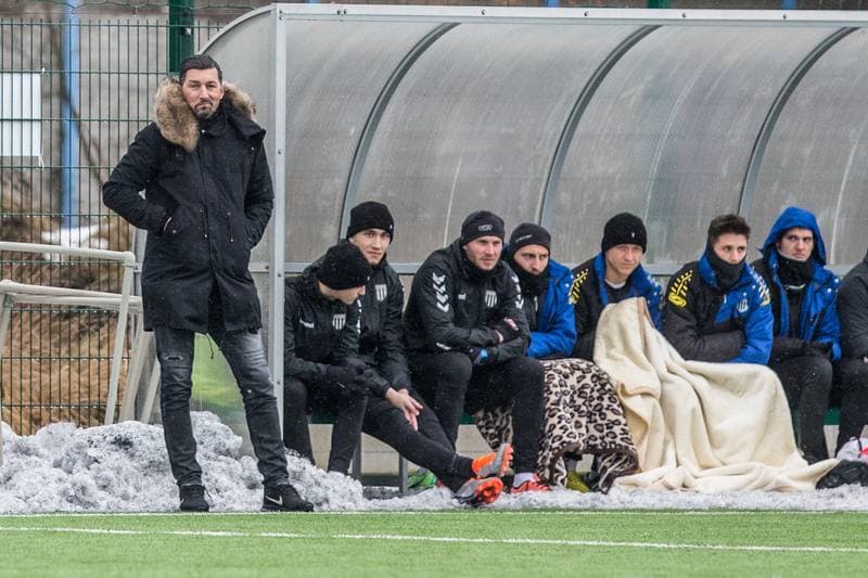 Football. Sparing. Zaglebie Sosnowiec - Sandecja Nowy Sacz. 28.01.2022