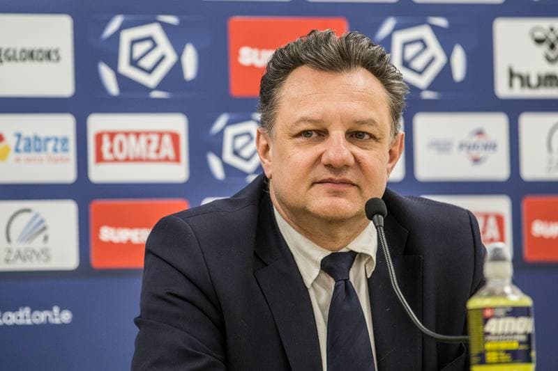 Football. Gornik Zabrze. Press Conference. 03.02.2022