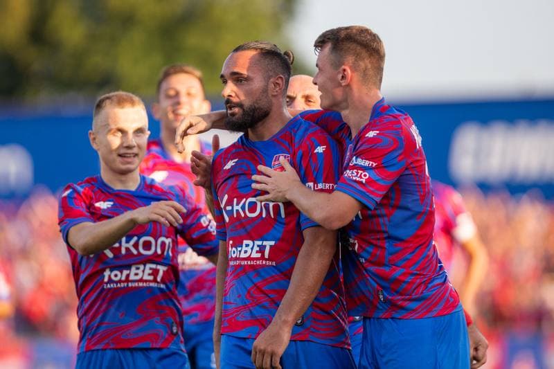 Football. UEFA Conference League. Rakow Czestochowa - Slavia Prague. 18.08.2022