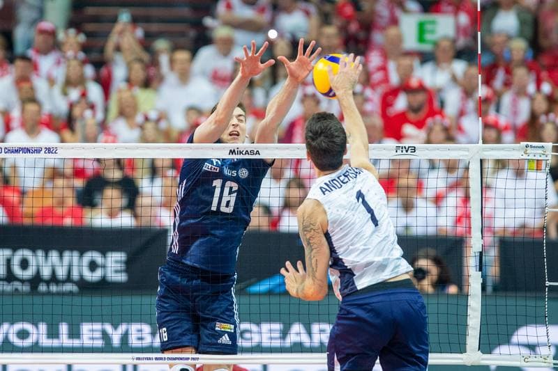 Volleyball. FIVB Men's World Championship. Poland - USA. 30.08.2022