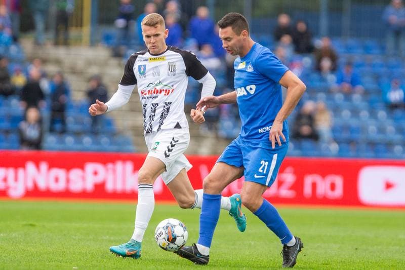 Football. Fortuna I Liga. Ruch Chorzow - Sandecja Nowy Sacz. 02.10.2022
