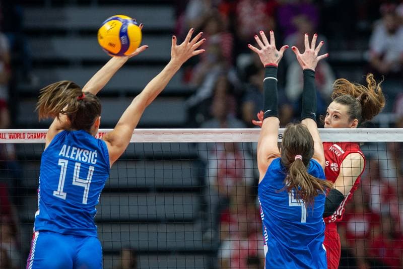 Volleyball. FIVB Women's World Championship. Serbia - Poland. 11.10.2022