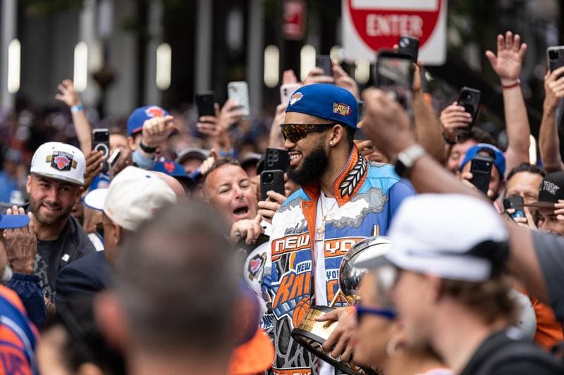 Basketball. NBA. New York Knicks Championship Parade. 18.06.2026
