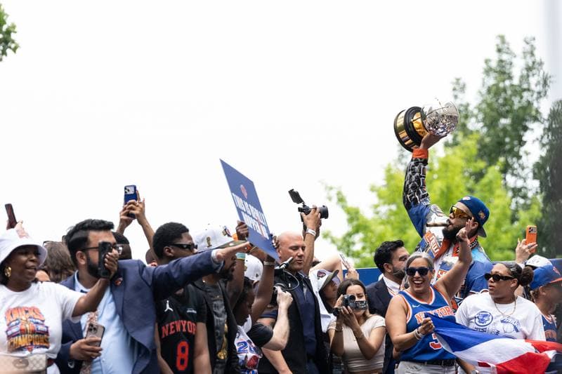Basketball. NBA. New York Knicks Championship Parade. 18.06.2026