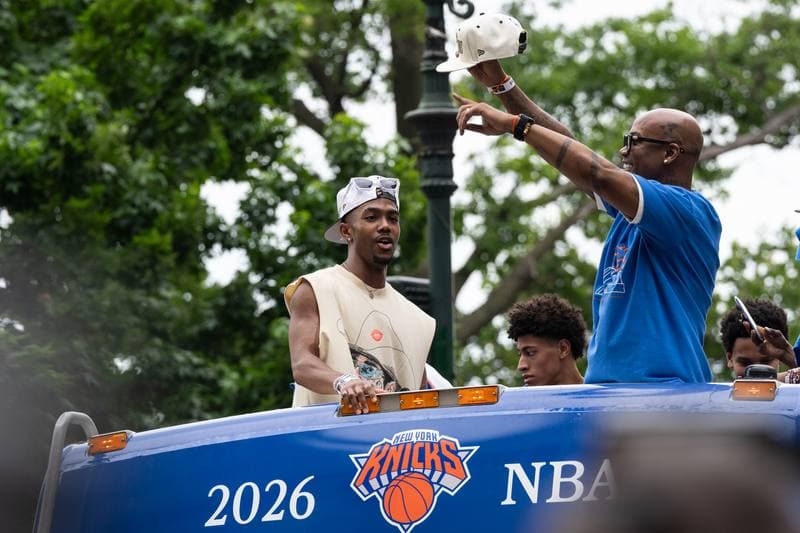 Basketball. NBA. New York Knicks Championship Parade. 18.06.2026