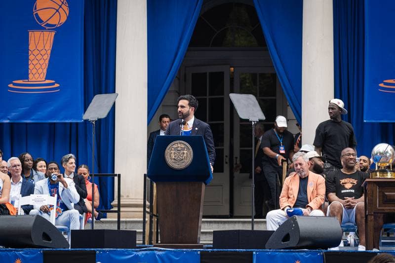 Basketball. NBA. New York Knicks Championship Parade. 18.06.2026
