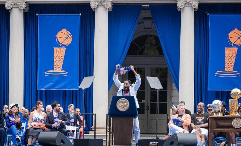 Basketball. NBA. New York Knicks Championship Parade. 18.06.2026