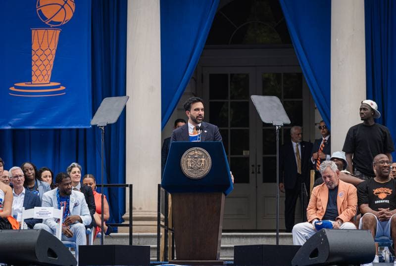 Basketball. NBA. New York Knicks Championship Parade. 18.06.2026