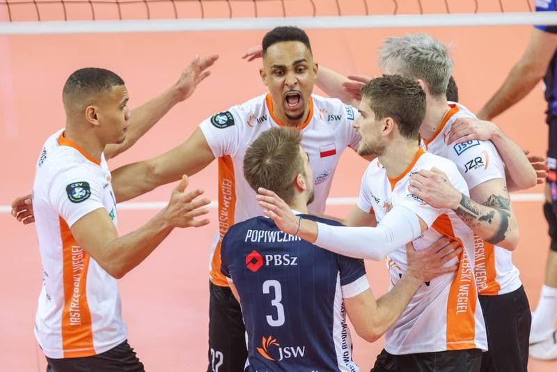 Volleyball. CEV Champions League. Jastrzebski Wegiel - Halbank Ankara. 04.05.2023