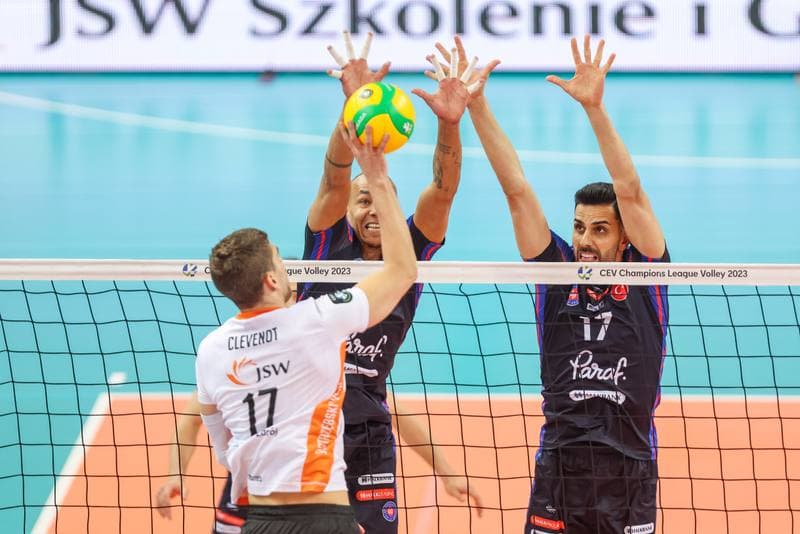 Volleyball. CEV Champions League. Jastrzebski Wegiel - Halbank Ankara. 04.05.2023
