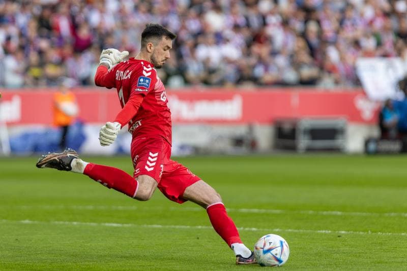 Football. PKO BP Ekstraklasa. Gornik Zabrze - Slask Wroclaw. 23.04.2023