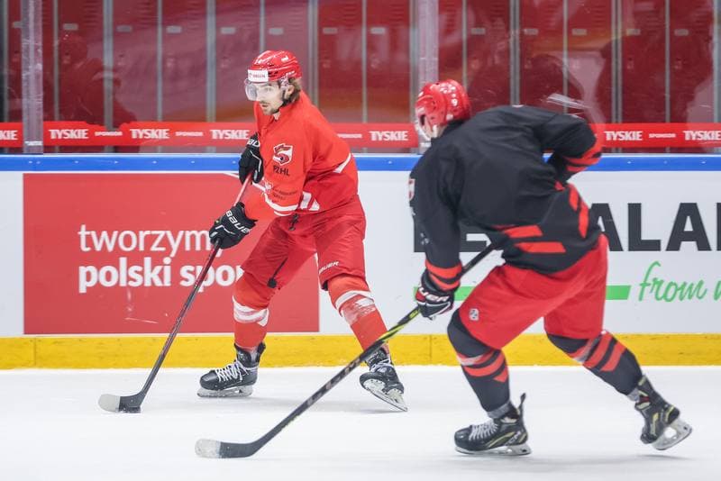 Ice Hockey. Poland national team. Training. 24.04.2023