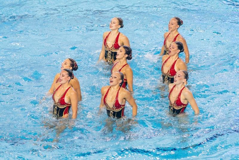 Artistic Swimming. European Games. Team Free Routine Combination. 23.06.2023