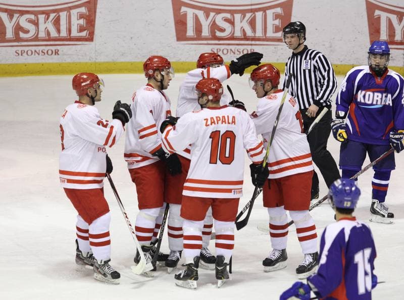 Ice Hockey. Poland national team. Press Conference. 07.02.2013
