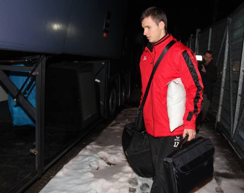 Football. Gornik Zabrze. Departure. 24.01.2012