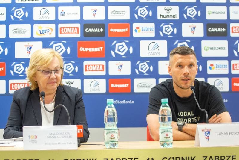 Football. Gornik Zabrze. Press Conference. 20.05.2022