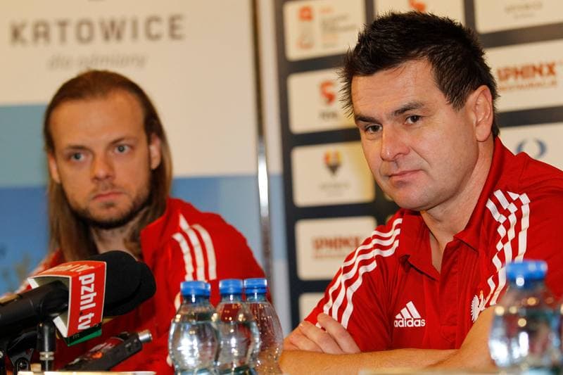 Ice Hockey. Poland national team. Press Conference. 16.12.2015