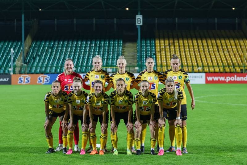 Football. UEFA Women's Champions League. GKS Katowice - RSC Anderlecht. 06.09.2023