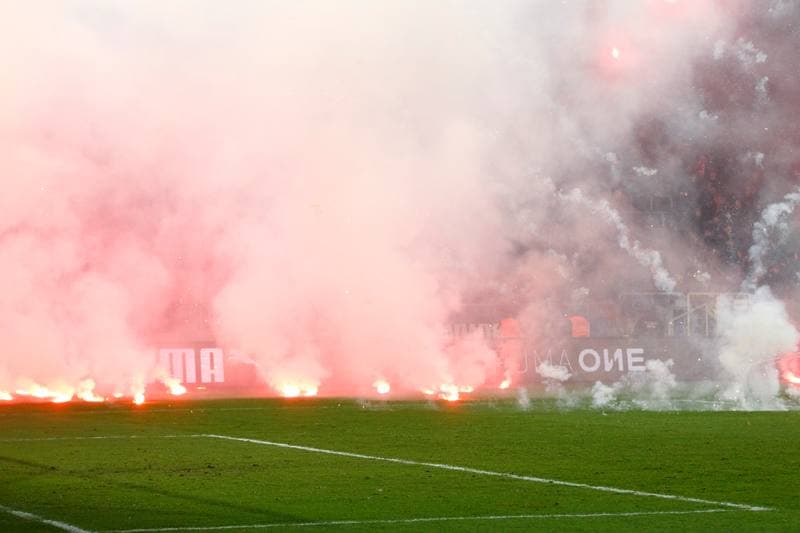 Football. Lotto Ekstraklasa. Cracovia Krakow - Wisla Krakow. 13.12.2017