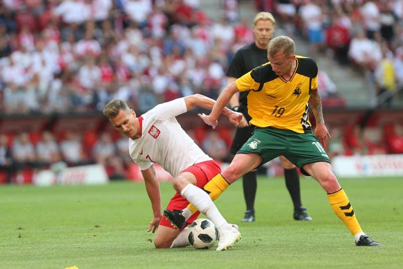 Football. International Friendly. Poland - Lithuania. 12.06.2018