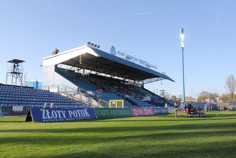 Football. T-Mobile Ekstraklasa. Ruch Chorzow - LKS Lodz. 28.04.2012