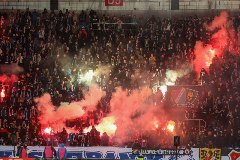 Football. Fortuna:Liga. Banik Ostrava - Slavia Prague. 17.12.2023