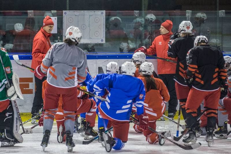 Ice Hockey. Poland national team. Training. 31.03.2022
