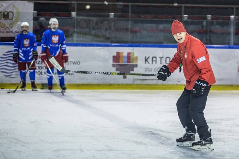 Ice Hockey. Poland national team. Training. 31.03.2022