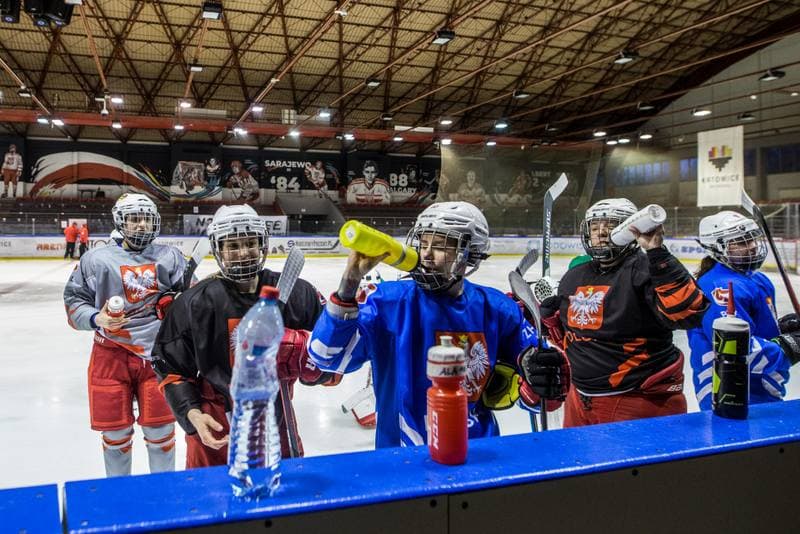 Ice Hockey. Poland national team. Training. 31.03.2022