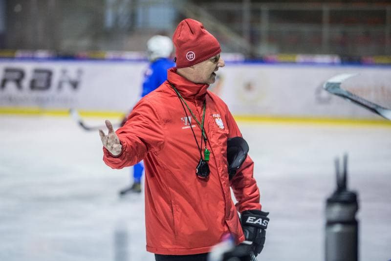 Ice Hockey. Poland national team. Training. 31.03.2022