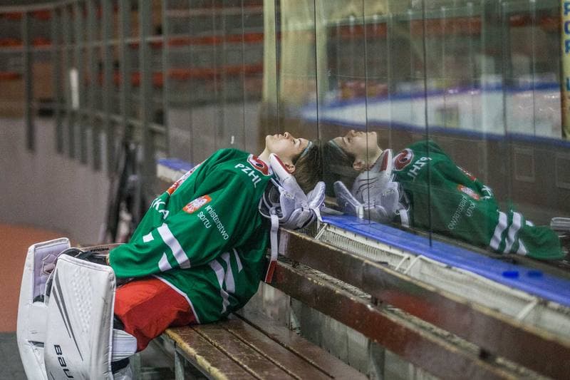 Ice Hockey. Poland national team. Training. 31.03.2022