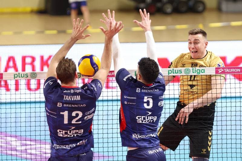 Volleyball. PlusLiga. GKS Katowice - Grupa Azoty ZAKSA Kedzierzyn-Kozle. 10.02.2024