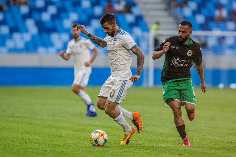 Football. Europa League. Slovan Bratislava - KF Feronikeli. 24.07.2019
