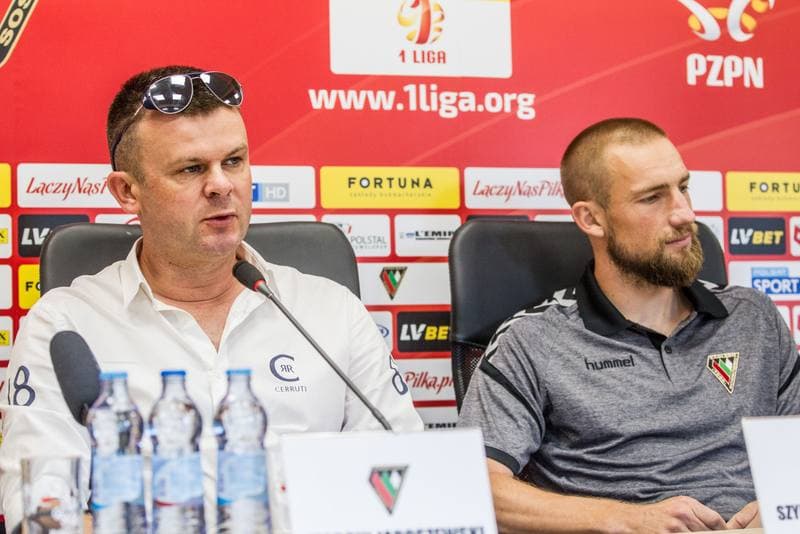 Football. Zaglebie Sosnowiec. Press Conference. 25.07.2019