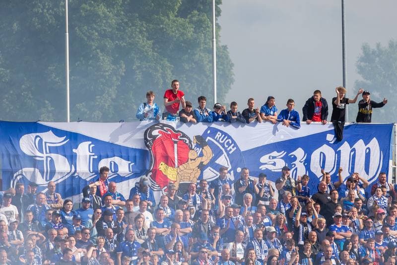 Football. Fortuna I Liga. Ruch Chorzow - Motor Lublin. 29.05.2022