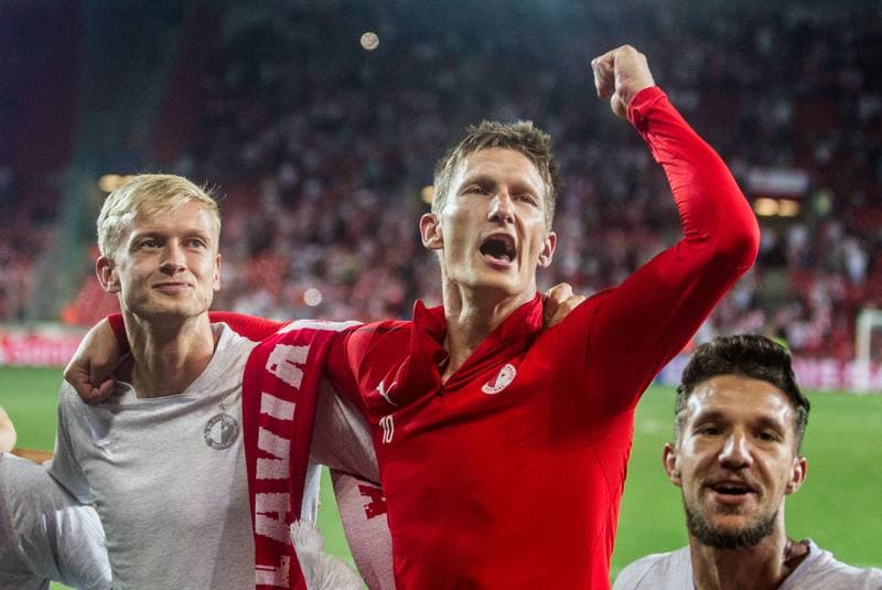 Football. UEFA Champions League. Slavia Prague - CFR Cluj. 28.08.2019